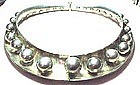 PLATEROS Sterling Necklace - SIGI - Modernist - Rare