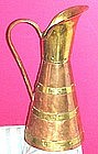 HECTOR AGUILAR Copper/Brass Tall Pitcher -Mexico-c.1942