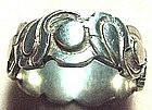STERLING RING - FLORAL BAND