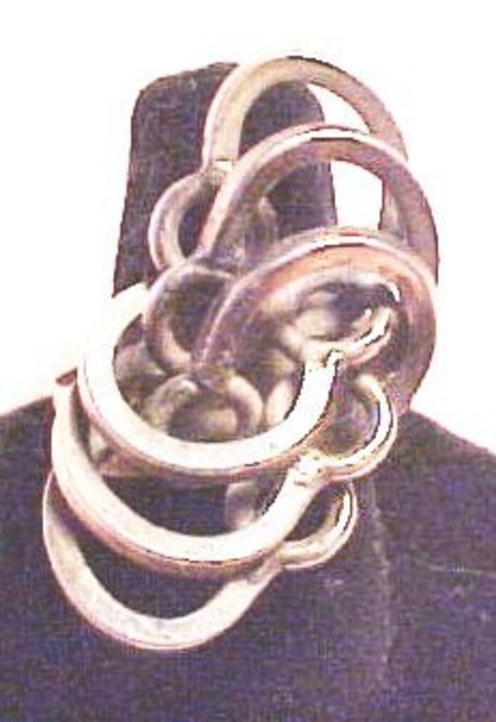 STERLING MODERNIST RING - ISRAEL - SIGNED - c.1960's