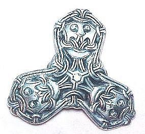 DAVID ANDERSEN Sterling Viking Pin - Norway