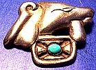 VICTORIA 980/TURQUOISE PIN - c.1940 - Amusing