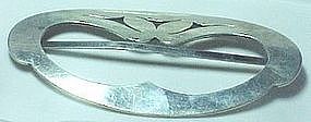 KERR Sterling Belt Buckle - Large - Handmade