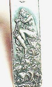 UNGER BROTHERS Art Nouveau Figural Sterling Sheath-1905