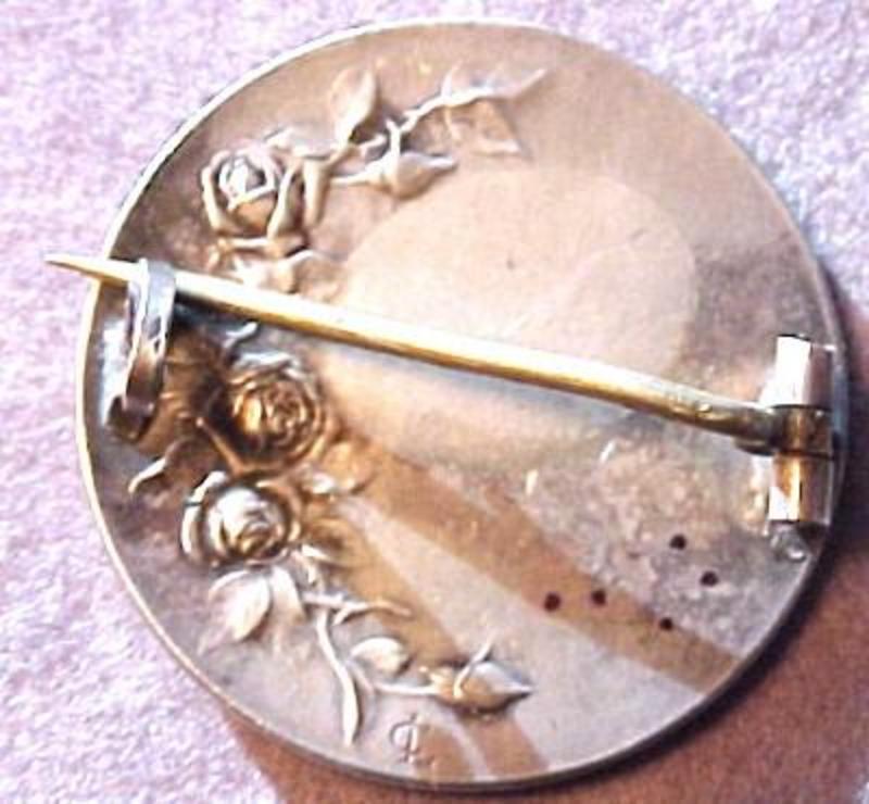 EARLY FRENCH 800 SILVER PIN