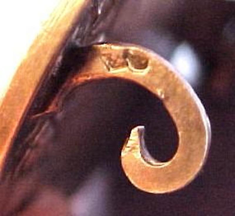 EARLY FRENCH 800 SILVER PIN
