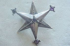 WILLIAM SPRATLING Alaska Star Pin - 1947 - Mexico