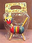 WOOD CAT TOY (MIB) - WEST GERMANY - c.1950's