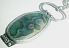 SILVER ABALONE PERIOD ARTS & CRAFTS NECKLACE - c.1920'S