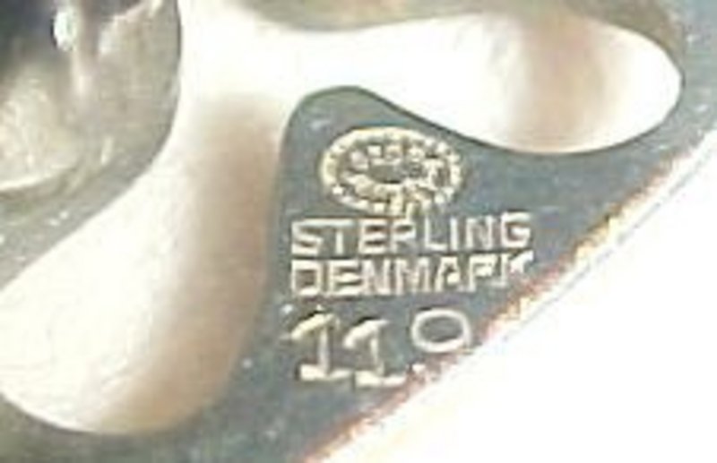 GEORG JENSEN/HENNING KOPPEL Sterling Earrings - Denmark