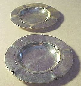 WILLIAM SPRATLING STERLING ASH TRAYS - c.1931