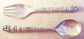 GEORG JENSEN #54 SALAD SET Flatware - c.1915- RARE