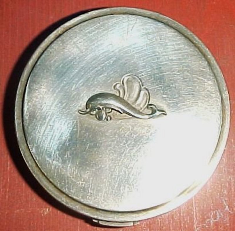 GEORG JENSEN STERLING COMPACT -by HARALD NIELSEN-c.1920