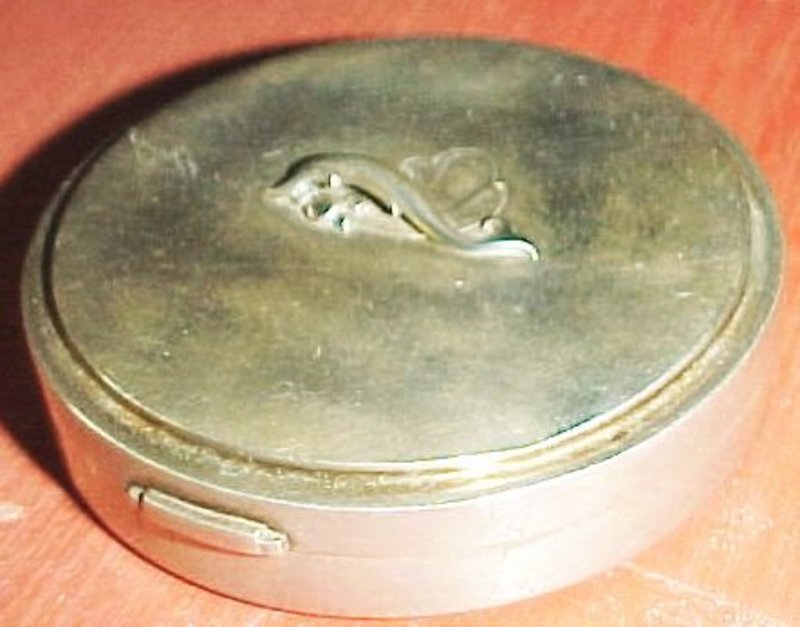 GEORG JENSEN STERLING COMPACT -by HARALD NIELSEN-c.1920