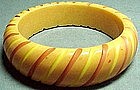 BAKELITE BANGLE - CARVED