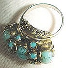 Faux Opal Costume Ring - c.1920's