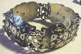 RUSSIAN NIELLO 84 SILVER BRACELET - 19TH CENTURY