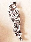 LOS CASTILLO STERLING PARROT PIN-MEXICO-c.1940