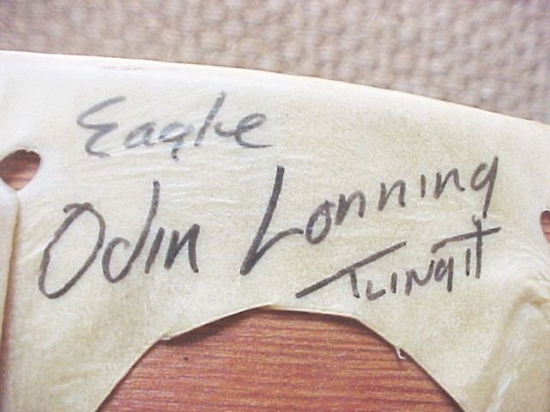 EAGLE TLINGIT DRUM by ODIN LONNING