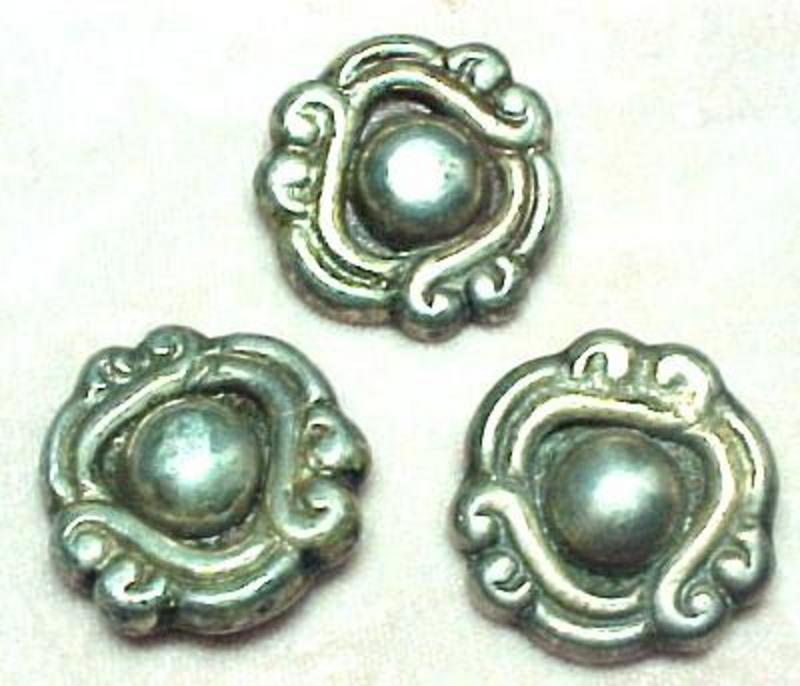 WILLIAM SPRATLING BUTTONS(3) MEXICO-BEAUTIFUL