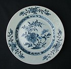 Qianlong Blue and White Dish