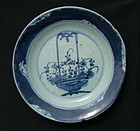 Kangxi Blue and White Dish