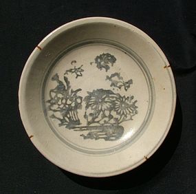Qing Blue and White Provincial Dish