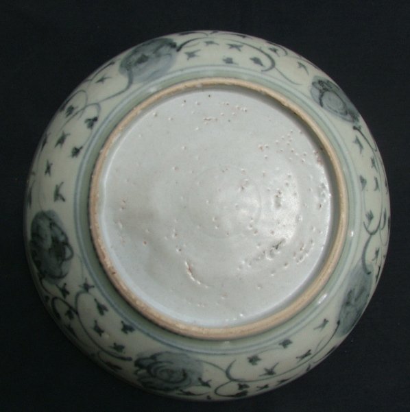 Blue and White Early Ming Dish