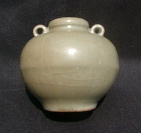 Longquan Celadon Jar with 2 Lugs #1