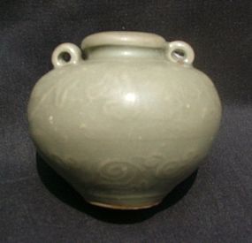 Longquan Celadon Jar with 2 Lugs #4