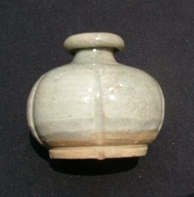 Yue Celadon Six Lobed  Jar
