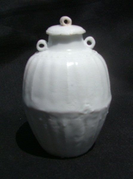 A Rare Yuan Qingbai Covered Vase