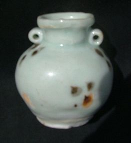 A Good Yuan Qingbai Spotted Jar