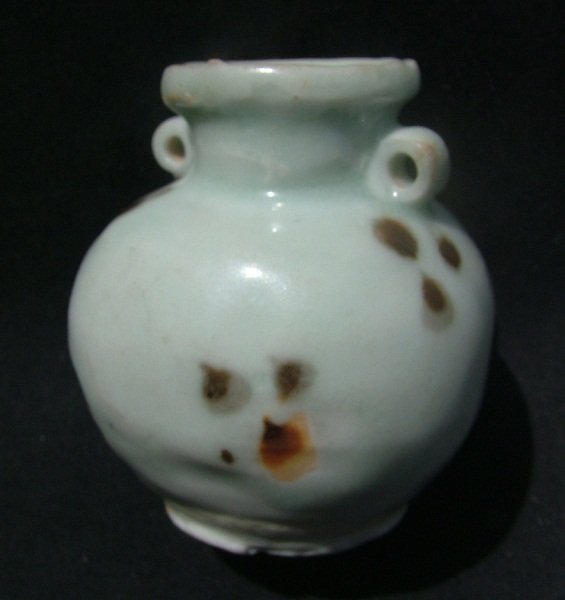 A Good Yuan Qingbai Spotted Jar