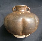 Song Black Glaze Jar with Two Lugs
