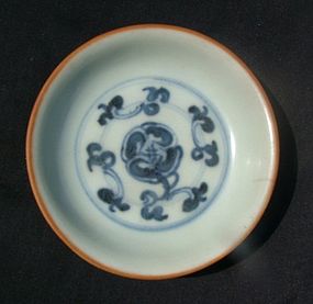 Early Ming Blue and White Small Dish