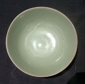 Interesting Swatow Celadon Bowl