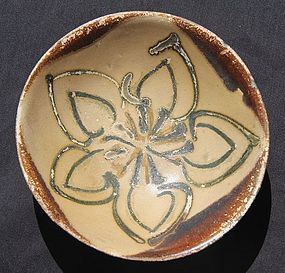 Rare Tang Changsha Bowl with Lotus  Motif