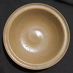 A Rare Southern Song Golden Celadon Large Dish #1