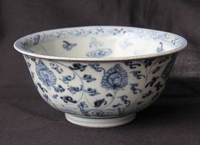 Good Ming Blue and White Bowl