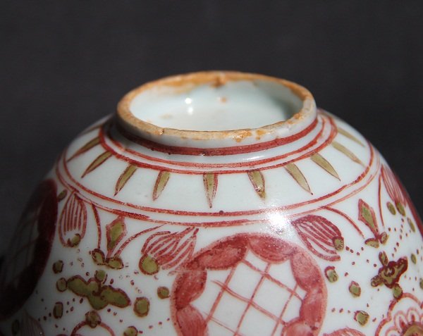 Ming Polychrome Tea Bowl