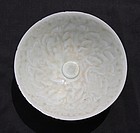 Good Song Qingbai Floral Carved Bowl