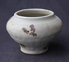 Yuan Longquan Celadon Jar with Iron Spots