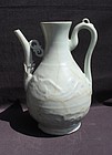 A Sample of LargeYuan Qingbai Ewer with Phoenix 24 cm