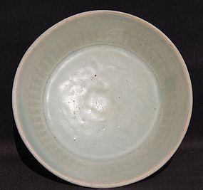 QINGBAI WASHER BOWL WITH AN INCISED ABSTRACT DESIGN #4