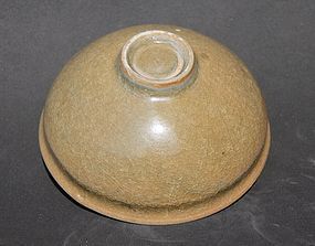 BEAUTIFUL GOLDEN CELADON WASHER BOWL - SOUTHERN SONG