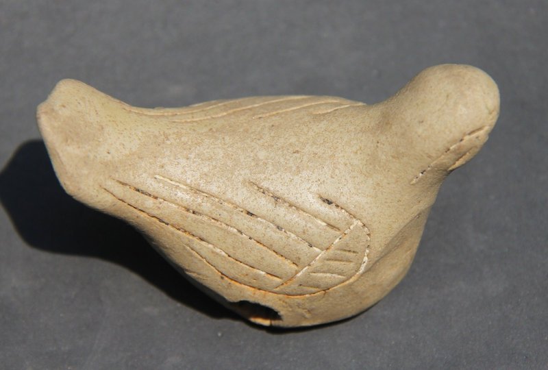 Chinese Yue-yao Figurine of Bird Whistle, Tang Dynasty - Five Dynasty