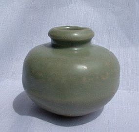 Yuan Celadon Jar with Dragon Decoration