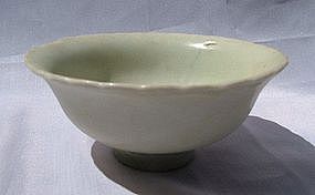 Yuan Qingbai Foliated Bowl