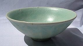 Fine Song Cracled Celadon Bowl